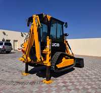 Chargeuse-pelleteuse sur chenilles JCB 1CXT 4X4, chargeuse sur chenilles diesel, godet avant pour travaux de construction et agricoles