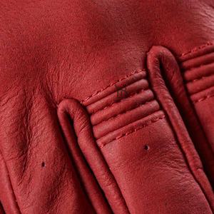 High Quality Latest Design Leather Gloves for Men In Solid Color Men Breathable Fabric Custom Logo Sports Leather Gloves - Product Image 3