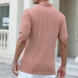 Camisetas de Diseño Único para Hombre, Tallas Grandes, 100% Algodón, Tejido Sólido, Manga Corta, Cierre de Botones, Colores Personalizados, Logotipo Personalizado - Product Image 3