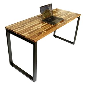 Escritorio de Oficina Industrial/Academia de Madera con Patas de Hierro 140x60cm Requiere Montaje HBWD003 - Product Image 2