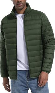 2025 nouvelle mode personnalisée hommes hiver doudoune toile tissu prix de gros - Product Image 2