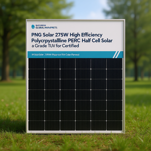 Panneau solaire polycristallin PERC à demi-cellules PNG Solar 275W haute efficacité, grade A, certifié TUV - Product Image 3