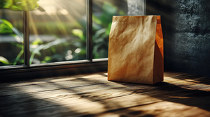 Machine automatique de fabrication de sacs en papier à fond carré à grande vitesse 200 pièces/min, contrôlée par PLC, entièrement automatique, avec commande servo pour les sacs d'épicerie alimentaire - Product Image 5