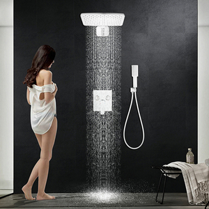 Système de <span class=keywords><strong>douche</strong></span> cascade personnalisé en chrome poli, mitigeur de <span class=keywords><strong>douche</strong></span> encastré pour salle de bain, douches de salle de bain - Product Image 2