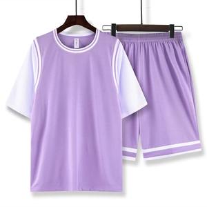 High Quality Uniform Basketball Jersey Set Sublimation Printing Basketball Shirt <b>Vest</b> With Shorts <b>Suit</b> - Product Image 2