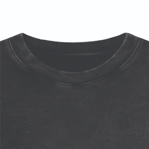 Sudaderas con Lavado Ácido Personalizadas, Ropa con Lavado a la Piedra, Último Estilo, Sudadera Negra Holgada con Hombros Caídos para Hombre, Ropa Desteñida por el Sol - Product Image 3