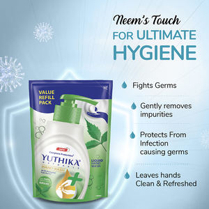 Yuthika Naturals 180ml Neem Hand Wash 100% Extraits naturels pH équilibré Forme liquide - Product Image 4