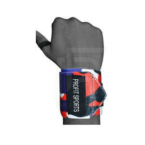 Muñequeras de levantamiento de pesas de neopreno con logotipo personalizado de alta calidad Camo GYM Fitness Accesorios - Product Image 4