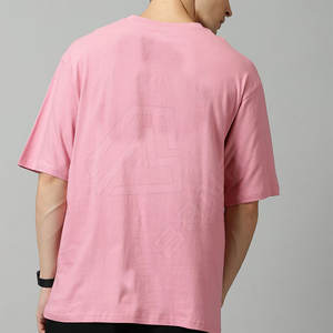 Venta al por mayor 100% algodón blanco camiseta de gran tamaño para hombre ropa de calle de gran tamaño camiseta en blanco liso camisetas para hombre - Product Image 2