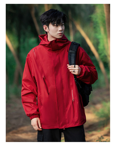 Top de lana gruesa para hombre y mujer, cárdigan con cuello levantado para Primavera, otoño e invierno, nueva chaqueta de sudadera con estampado frontal forrado - Product Image 1