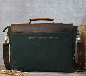 Elegante bolso de cuero hecho a mano con diseño único, mochila para portátil de estilo occidental y monedero, nuevas características únicas - Product Image 3