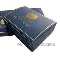 Anpassbare Luxus-Geschenkbox mit Goldprägung für Schokolade, Süßigkeiten, Macarons, Gebäck und Donuts - Patisserie-Box zum Mitnehmen