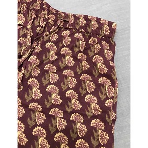 กางเกงขาสั้นผ้าฝ้ายพิมพ์ลายบล็อก 100% - ไซส์เล็ก เอวกลาง ระบายอากาศได้ดี พร้อมลวดลายตกแต่ง - Product Image 1