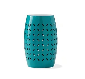 Mesa auxiliar artística de hierro con patrón de celosía inspirado en la cultura del diseño mogol que añade un toque atemporal a los interiores - Product Image 6