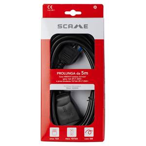 Cable de Extensión Eléctrico Negro de 5m H05VV-F 3x1 mm² (16A 2P+T) Categoría de Producto Cables y Alambres Modelo PP0385 1R - Product Image 2