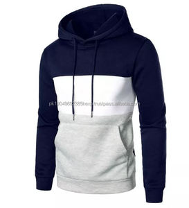 Ventes directes d'usine, sweats à capuche pour hommes en couleurs unies, nouveautés très vendues, sweats à capuche pour hommes avec logo personnalisé - Product Image 2