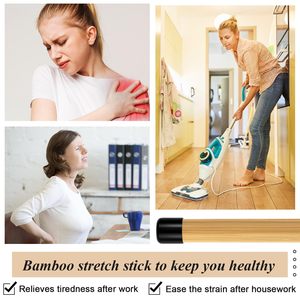 Bastone per allenamento Yoga in legno di alta qualità per palo in legno per palo di acero - Product Image 3