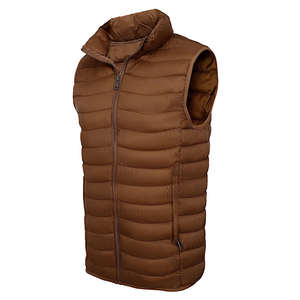 Chaleco Acolchado Impermeable para Hombre, Ligero, Transpirable, con Cierre, Cuello Alto, Diseño Acolchado Cálido para Viajes al Aire Libre - Product Image 4