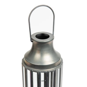 High Quality <b>Outdoor</b> Round Metal Pillar <b>Candle</b> <b>Holder</b> Unique Designer Lanterns in 2 Sizes for Home Decoration - Product Image 4