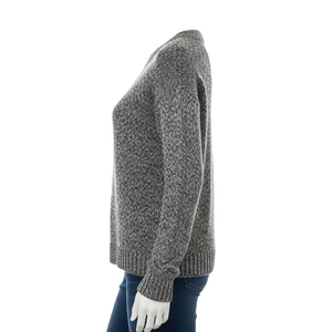 Pull femme surdimensionné pour l'hiver mode pull femme élégant avec décoration perlée pull tricoté à la palangre - Product Image 6