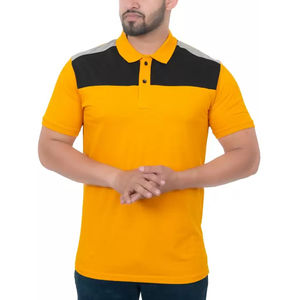 Polos ajustados para hombre con diseño de logotipo personalizado, patrón sólido transpirable, precio al por mayor de fábrica para ropa informal OEM ODM - Product Image 1