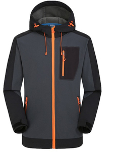 Venta al por mayor al aire libre ropa de hombre impermeable transpirable para hombre chaqueta Softshell OEM chaqueta casual - Product Image 2