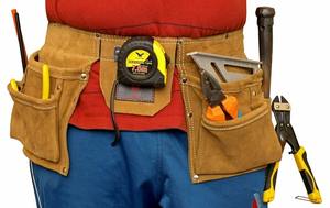 Sac de ceinture à outils de taille d'ingénieur d'électricien en cuir réglable avec ML-0003 à bretelles - Product Image 6