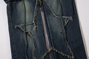 Pantalones ajustados de mezclilla de cintura alta de tendencia superior para mujer, diseño plano transpirable, estilo único, LONA DE Color sólido para invierno, venta al por mayor - Product Image 4