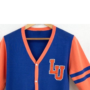 Add Customize Logo and Colors <b>Oversize</b> Cotton Sorority and Fraternity Winter Clothes Sweaters <b>Cardigan</b> - Product Image 4