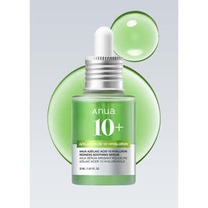 A3shop Suero de Ácido Azelaico Anua al 10% con Ácido Hialurónico 30ml para Uso Doméstico, Suero Calmante para el Enrojecimiento y Reductor de Poros para el Cuidado Facial de la Piel - Product Image 2