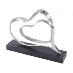 Escultura decorativa con forma de manzana de cristal - Product Image 6