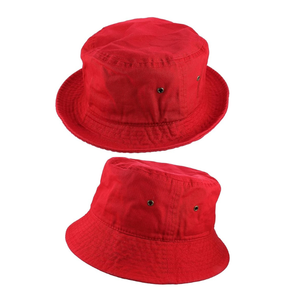 Logo de broderie personnalisé fabrication 100% coton unisexe chapeau de pêcheur casquette en gros lavé vintage blanc seau chapeau - Product Image 1