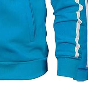 Ensemble de survêtement technique gris pour homme, 69 % coton, 31 % polyester, avec sweat à capuche zippé et pantalon de jogging, conception OEM, par Dress Sports - Product Image 4