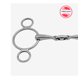 Anneau de cheval de haute qualité, porte-mors en fer doux à Double joint - Product Image 4