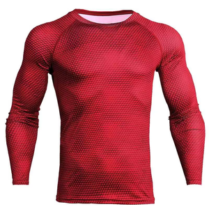 Compre Camisetas de Manga Larga Sublimadas Personalizadas de Primera Calidad para Atletas de BJJ MMA, Camiseta de Jiu Jitsu para Hombre - Product Image 1