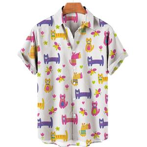 New Stylish Design <b>Half</b> <b>Sleeves</b> <b>Shirts</b> Custom Sublimation Printed Casual <b>Shirts</b> Premium Quality Breathable Men's <b>Shirts</b> - Product Image 5