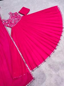 ชุดคอร์เซ็ทปักลายสำหรับงานแต่งงาน,ชุดกระโปรงจอร์จเทียมดีไซน์เนอร์สวยพร้อมลายลำดับล่าสุด - Product Image 3