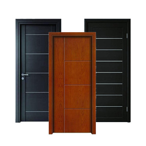 Puerta Interior de Madera MDF y Teca Maciza con Diseño Moderno Personalizable, Impermeable con Acabado de Melamina para Dormitorio, Último Estilo para Casas - Product Image 4