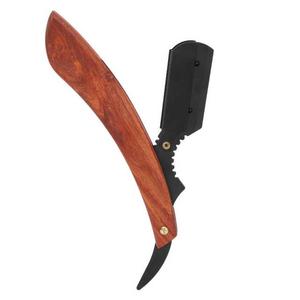 Gran oferta, superventas, maquinilla de afeitar de peluquero hecha a medida, maquinilla de afeitar recta de peluquero profesional, mango negro de alta calidad - Product Image 6