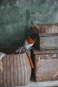 Panier de rangement festonné avec couvercle, fait main en rotin naturel, écologique, moderne, multifonction, Artex Green Earth, fabriqué à Hanoï - Product Image 6