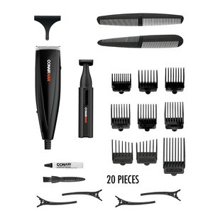 Kit Profesional de Corte de Pelo 2 en 1, 20 Piezas, Recargable, Ajustable, de Acero Inoxidable, para Recortar el Cabello y la Barba - 1 Unidad - Product Image 4