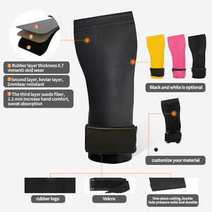 Tender New Hypalon Magnesium-Free Calleras Gloves Weightlifting Hand Grips for Gymnastics Athletes Terrain <b>Pull</b> <b>Ups</b> Hand Grips - Product Image 4