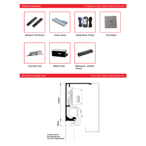 ตัวควบคุมประตูบานเลื่อนภายในบ้านที่เชื่อถือได้ ราง 4.2 เมตร รับน้ำหนักได้สูงสุด 150 กิโลกรัม ควบคุมได้อย่างราบรื่น ประสิทธิภาพเสถียร ผู้นำด้านการส่งออกจากมาเลเซีย - Product Image 4