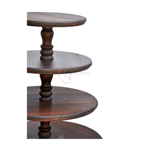 โต๊ะในโรงแรมและคาเฟ่ที่วางโชว์เค้กที่ตกแต่งและหรูหราอุปกรณ์สำหรับงานเลี้ยงวันเกิดแท่นวางเค้กเบเกอรี่สำหรับเครื่องครัว - Product Image 6