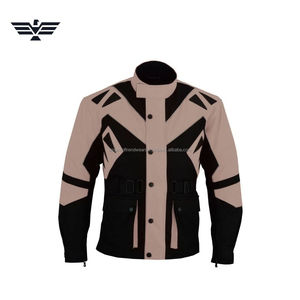 Mens Printed Motorcycle Riding Jacket <b>Waterproof</b> Quick Dry Biker Protective Touring Racing Gear with Reflective Design - Product Image 1