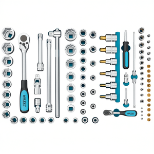 Juego de Herramientas Hazet de 92 Piezas con Llaves de Trinquete y Accesorios de 1/2'' y 1/4'' - Product Image 2