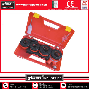 Kit de machine à enfiler les tuyaux à cliquet cylindrique manuel de 4 tailles 0.5 "à 1.25". - Product Image 6