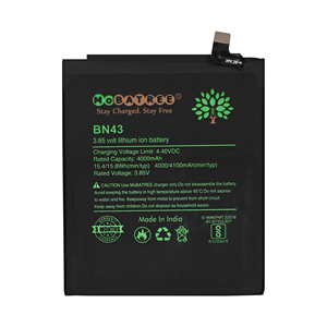 Batterie mobile d'origine Mobatree pour Xiaomi Mi Redmi Note 4 - BN43 4000mAh (garantie 6 mois) - Product Image 2