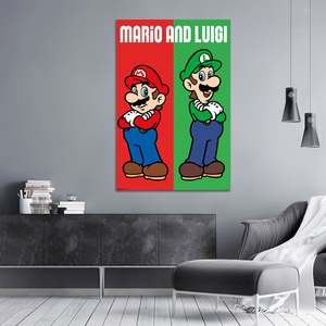Póster moderno de Super Mario y Luigi para decoración de pared - Product Image 3