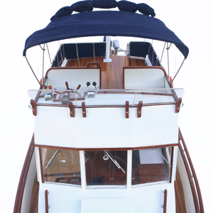 MODÈLE GRAND BANKS BATEAU EN BOIS FABRIQUÉ À LA MAIN POUR LA DÉCORATION DE LA MAISON LIVRAISON RAPIDE NAUTIQUE DE LUXE - Product Image 6